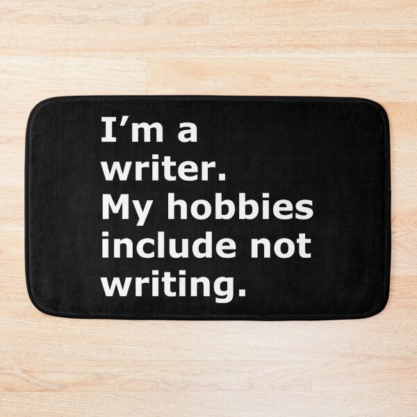 Item preview, Relatable writing meme simple white text designed and sold by MultifanArt1.