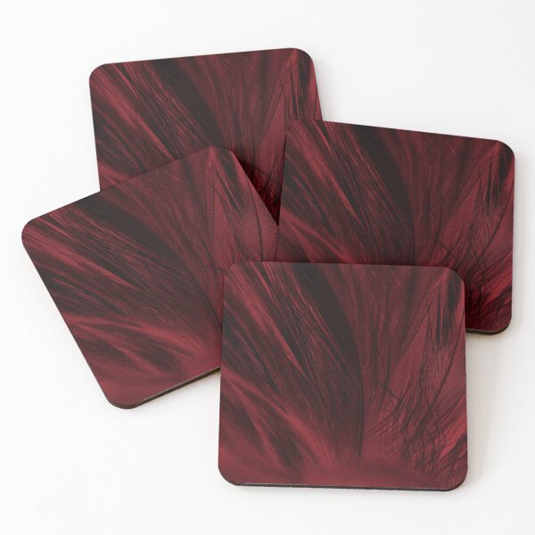 Item preview, Full Frame Red Feather Background designed and sold by JTS STORE.