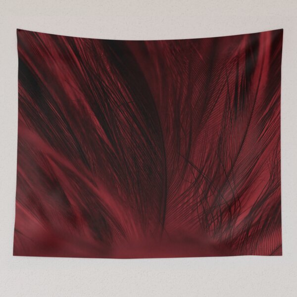 Item preview, Full Frame Red Feather Background designed and sold by JTS STORE.