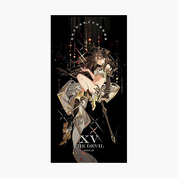 Fate Grand Order Tarot: Le diable (Ishtar) Impression photo