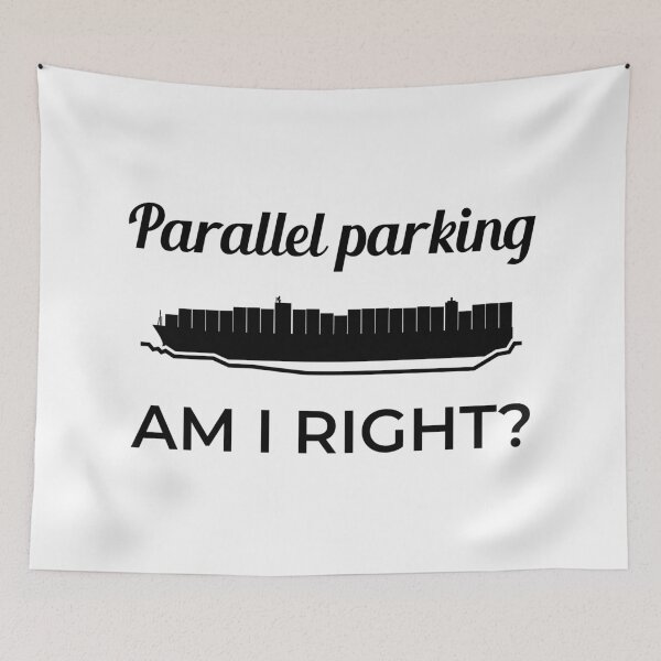 Item preview, Parallel Parking Ever Given Container Ship Stuck Suez Canal designed and sold by WPahat.