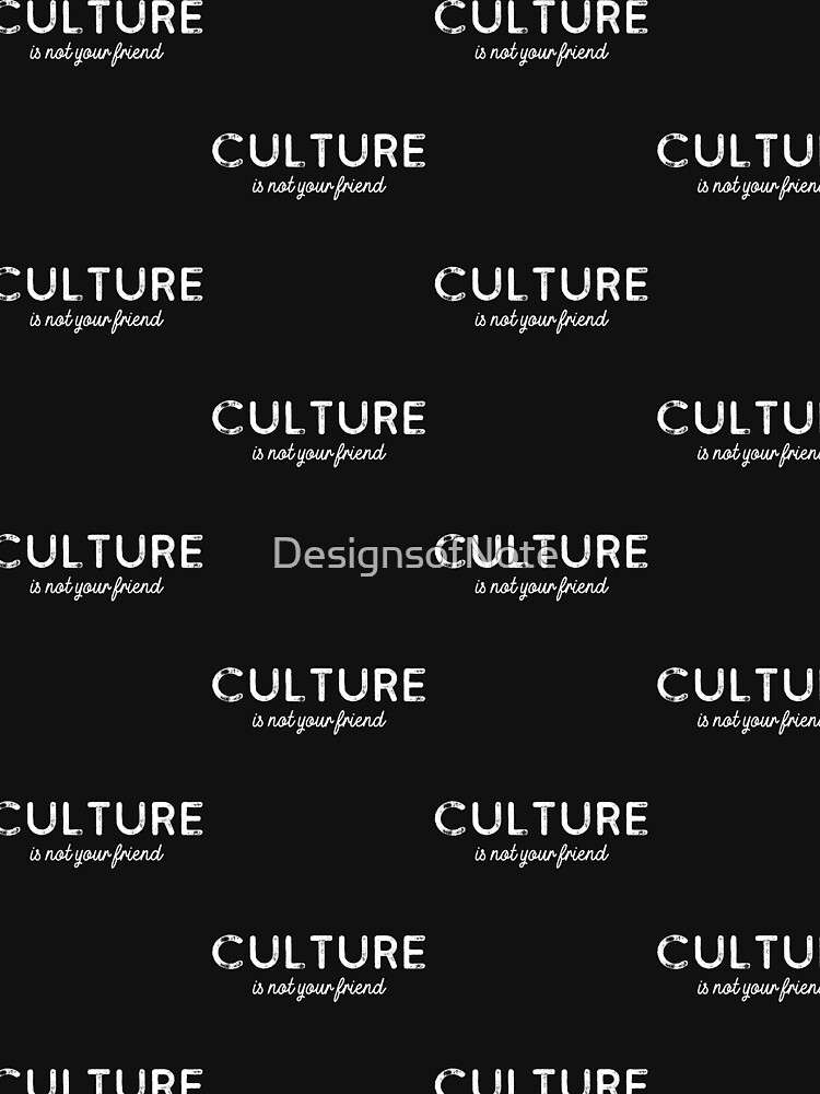 Thumbnail 3 of 3, Scarf, Culture Is Not Your Friend designed and sold by DesignsofNote.