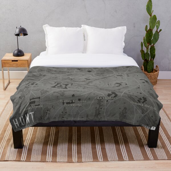 Hunt: Showdown Map (Lawson Delta) Throw Blanket
