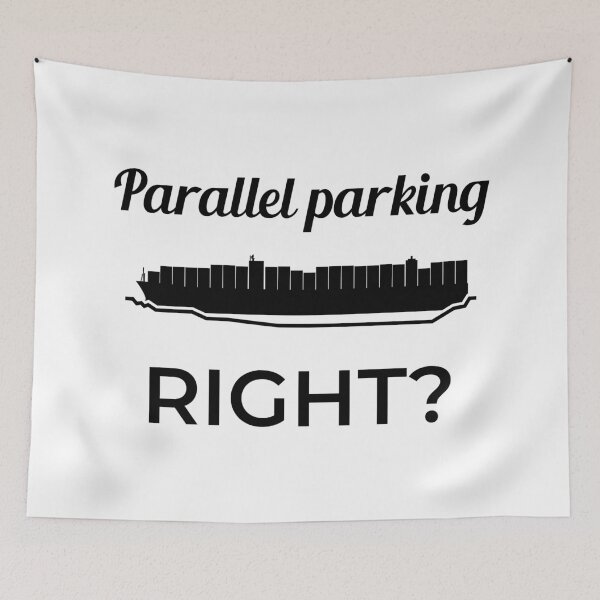 Item preview, Parallel Parking Ever Given Container Ship Stuck Suez Canal designed and sold by WPahat.