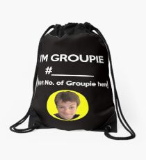 "I'm Groupie Number.... " Joss Whedon's Dr. Horrible - Light Drawstring Bag