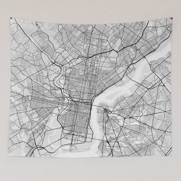 Item preview, Philadelphia City Map of the USA - Light designed and sold by deMAP.