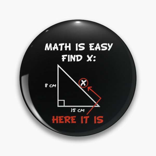 Item preview, Math Is Easy Funny Mathematician designed and sold by AwesomeWorld1.