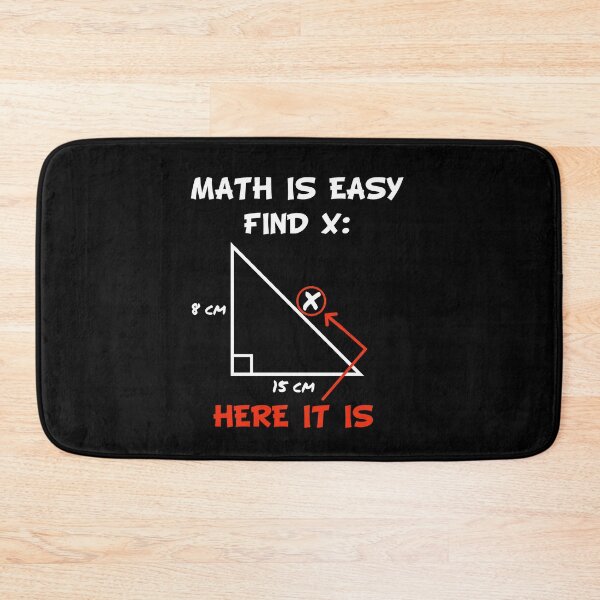 Item preview, Math Is Easy Funny Mathematician designed and sold by AwesomeWorld1.