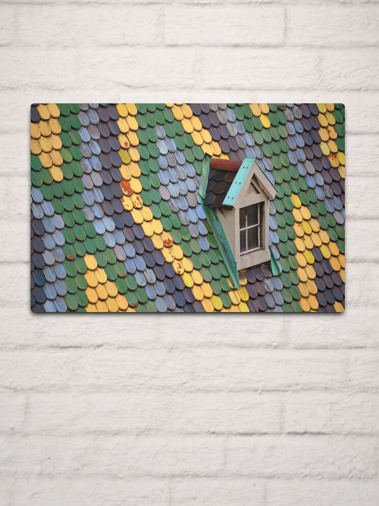 Thumbnail 2 of 4, Metal Print, Rooftop Window, St Stephen's designed and sold by Tiffany Dryburgh.