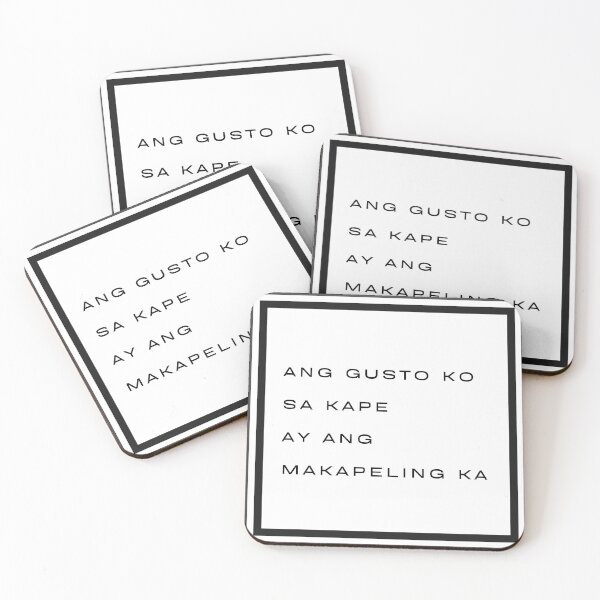 Item preview, Funny Filipino Pick Up Line - Kape (Coffee) designed and sold by RaymundLeslie.