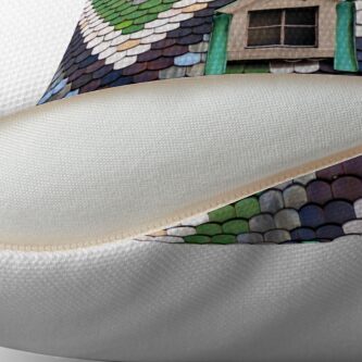 Alternate view of St Stephen's Rooftop Throw Pillow