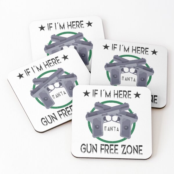 Item preview, GUN RIGHTS / GUN LOVER / 2ND AMENDMENT : no Gun Free Zone designed and sold by AndreasMei.