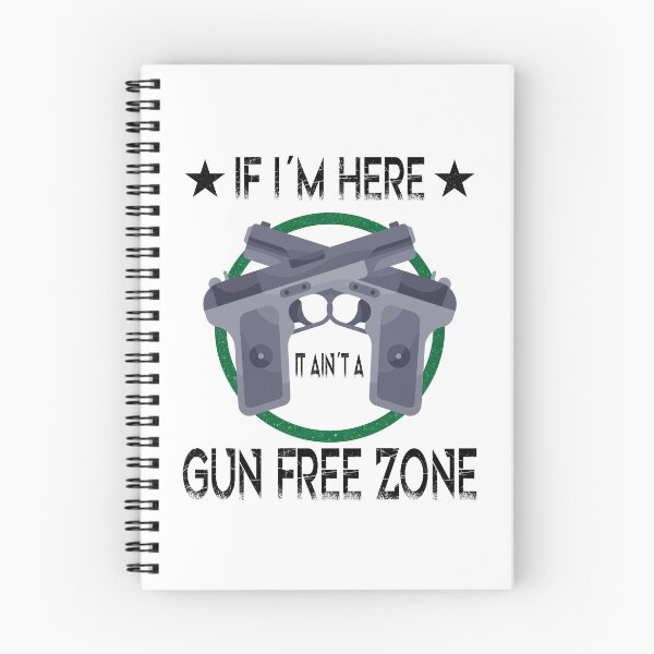 Item preview, GUN RIGHTS / GUN LOVER / 2ND AMENDMENT : no Gun Free Zone designed and sold by AndreasMei.
