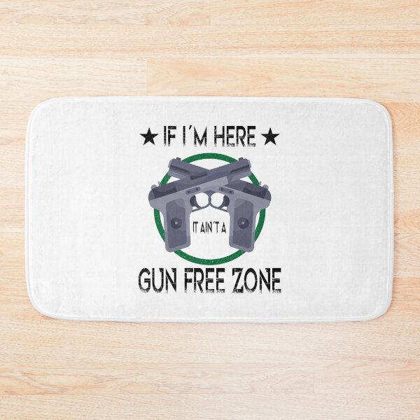 Item preview, GUN RIGHTS / GUN LOVER / 2ND AMENDMENT : no Gun Free Zone designed and sold by AndreasMei.