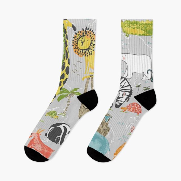 Item preview, Cartoon Zoo Animals designed and sold by WearWolfDesigns.