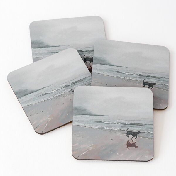Item preview, Labrador Running on Beach designed and sold by cpcdesigns.