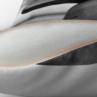 Alternate view of Cranky Viennese Swan Throw Pillow