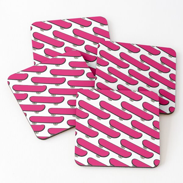 Item preview, Skateboard Pattern design. Pink skateboard pattern. designed and sold by moustafakhalil.