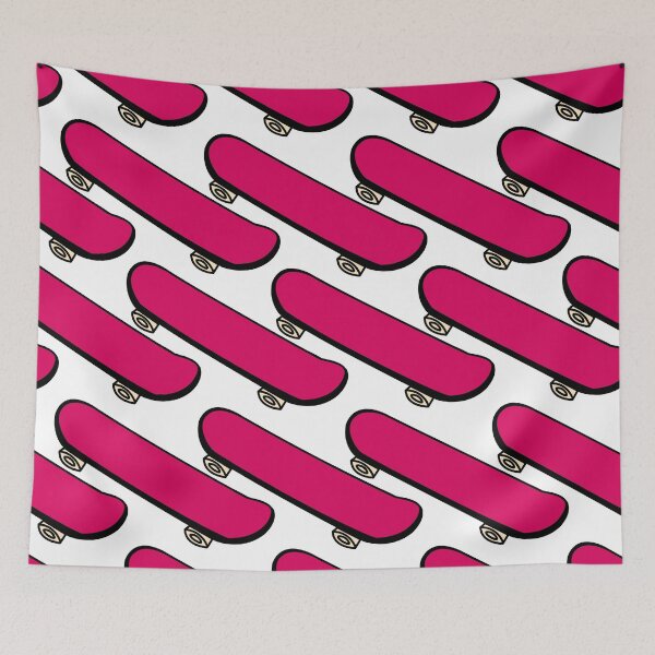 Item preview, Skateboard Pattern design. Pink skateboard pattern. designed and sold by moustafakhalil.