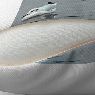 Alternate view of Gull with Reflections Throw Pillow