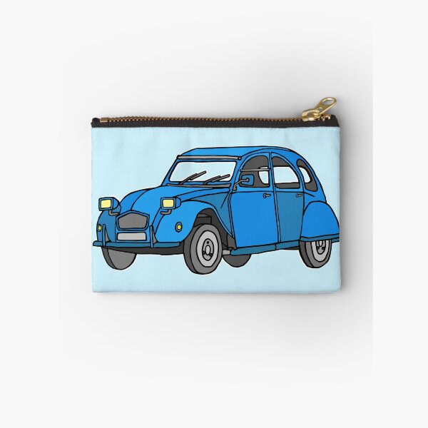 Artikelvorschau, Blaues 2CV (Deux Chevaux) Auto entworfen und verkauft von Berlin-T-Shirt.