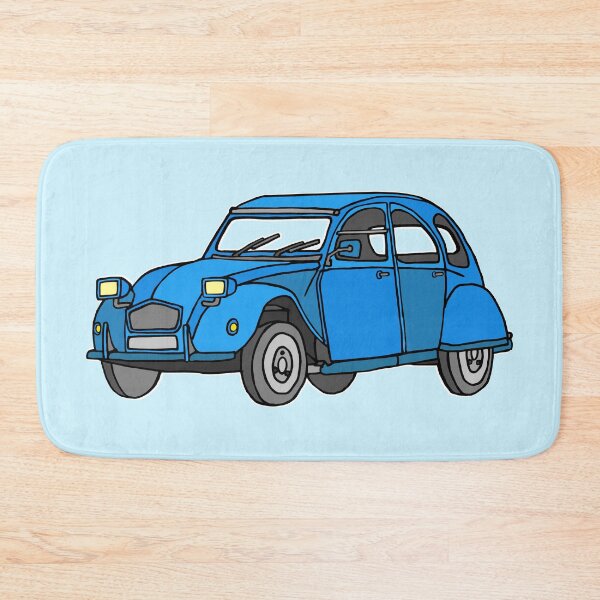 Item preview, Blue 2CV (deux chevaux) car designed and sold by Berlin-T-Shirt.