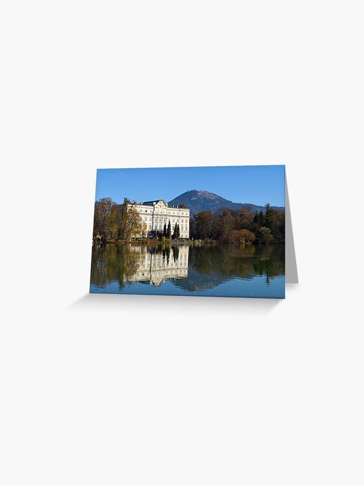 Thumbnail 1 of 2, Greeting Card, A Sunny Day in Salzburg designed and sold by Tiffany Dryburgh.