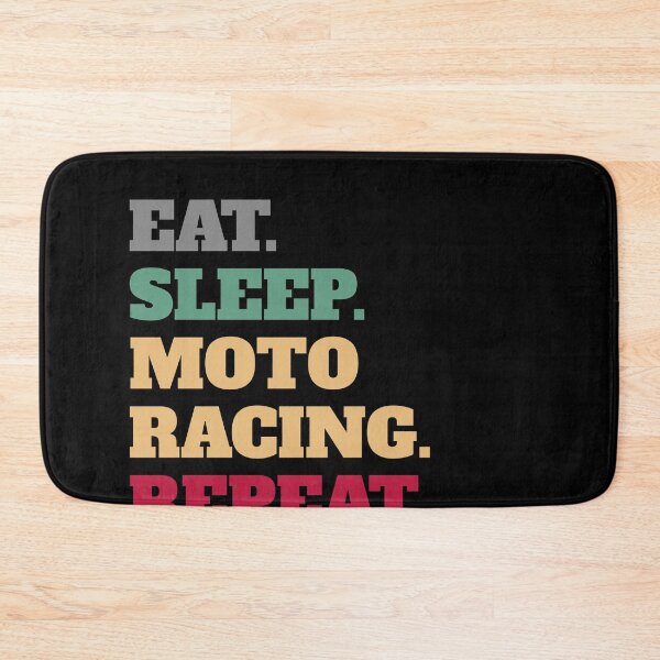 Item preview, Eat Sleep Motorcycle Racing Repeat designed and sold by Salvadax.