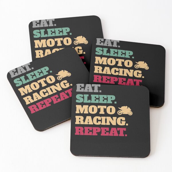 Item preview, Eat Sleep Moto Racing Repeat Gear designed and sold by Salvadax.