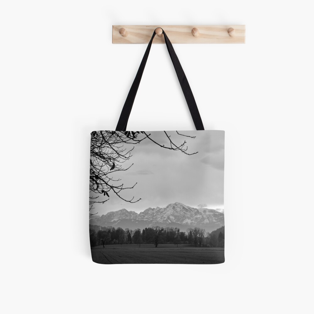 Autumn View of the Alps Tote Bag