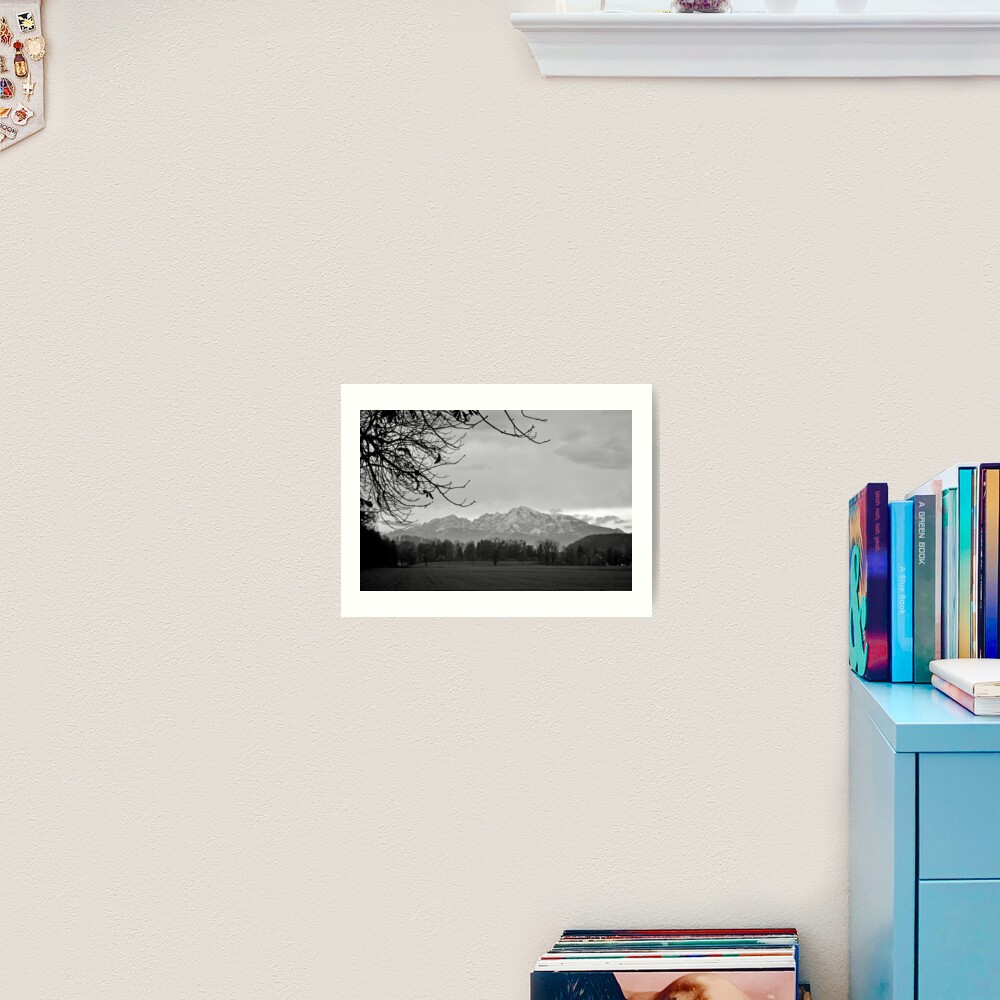Autumn View of the Alps Art Print