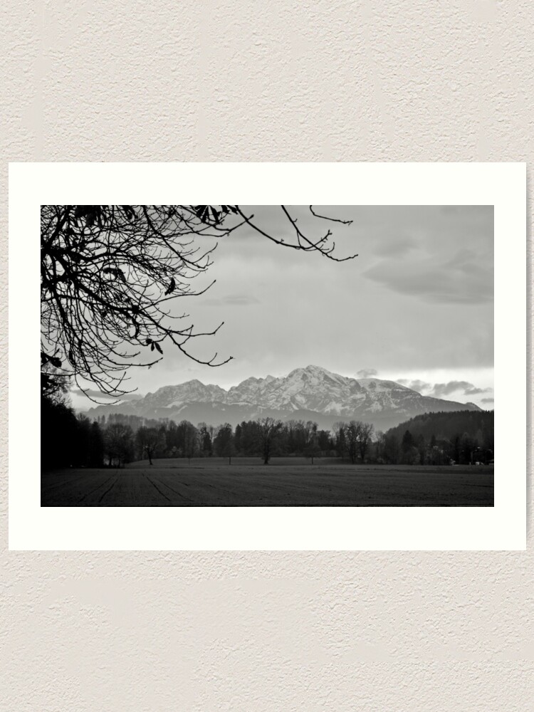 Alternate view of Autumn View of the Alps Art Print