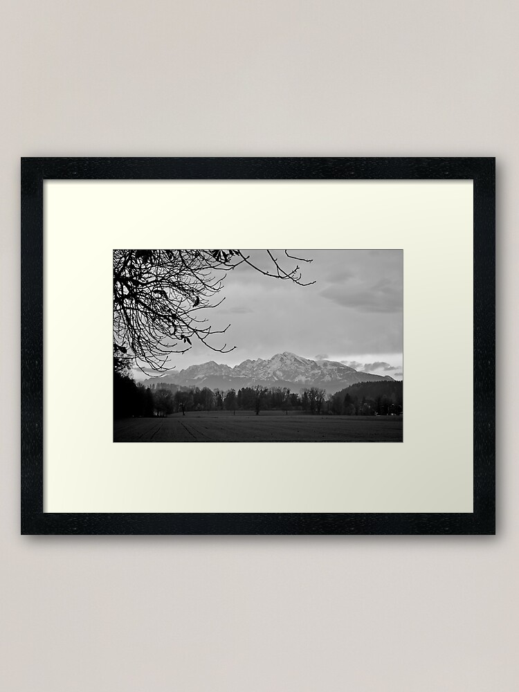 Alternate view of Autumn View of the Alps Framed Art Print