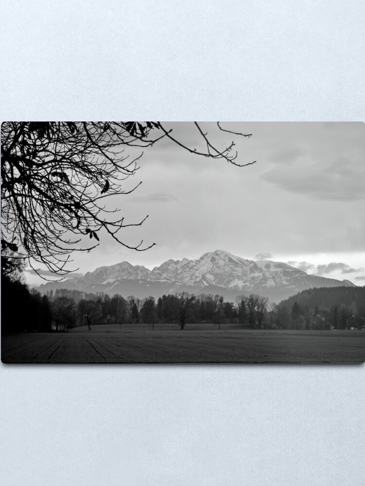 Alternate view of Autumn View of the Alps Metal Print