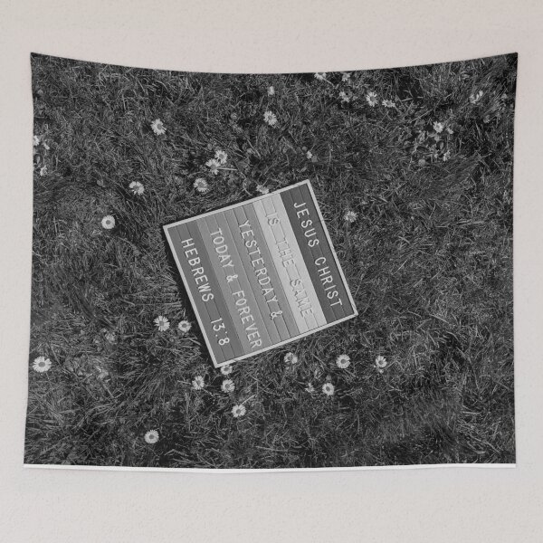 Item preview, Jesus is the Same Forever Letterboard With Spring Background (original photo) designed and sold by Grace Feucht.