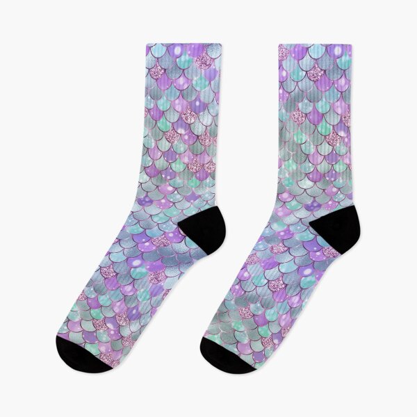 Item preview, Purple & Green Mermaid Tail Pattern designed and sold by JacintaMathews.