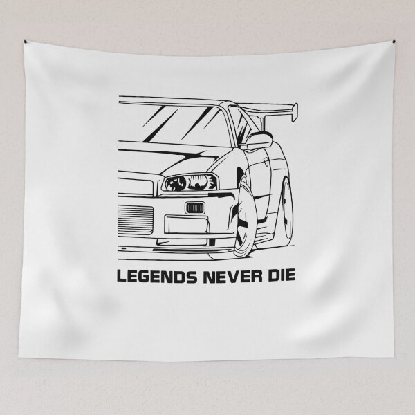 Item preview, R34 Skyline Gtr Car Tshirt, Bnr34, Nismo, Jdm Tshirt, Car designed and sold by BRTPBXZ.