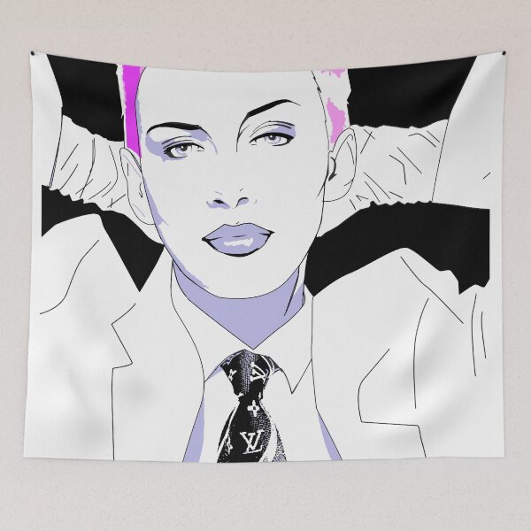 Aperçu de l'œuvre Annie Lennox Violet créée et vendue par imarilynmonroe.
