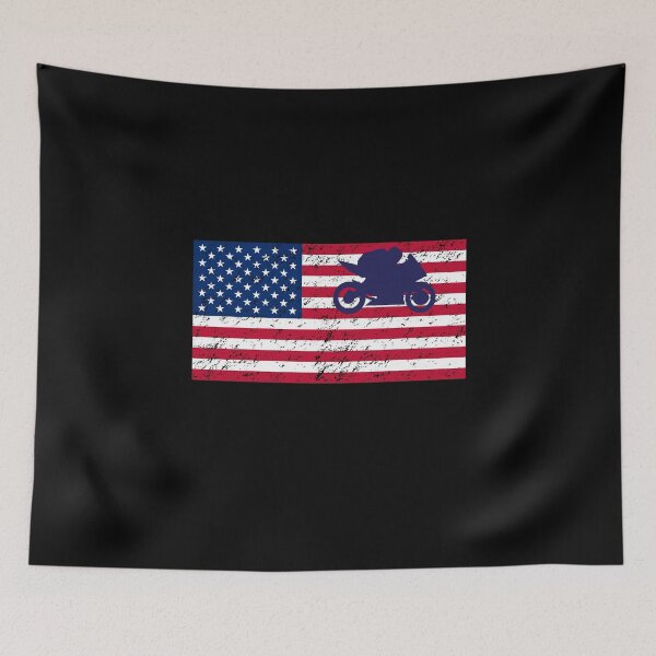 Item preview, American America Moto Motorcycle Racer Racing designed and sold by Salvadax.