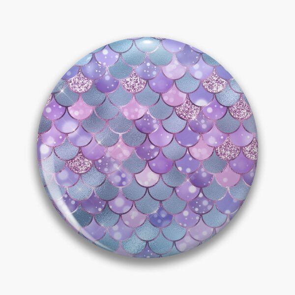Item preview, Patrón de cola de sirena rosa púrpura y azul designed and sold by JacintaMathews.