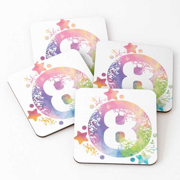 Item preview, Colorful number 8 designed and sold by Seehas-Design.