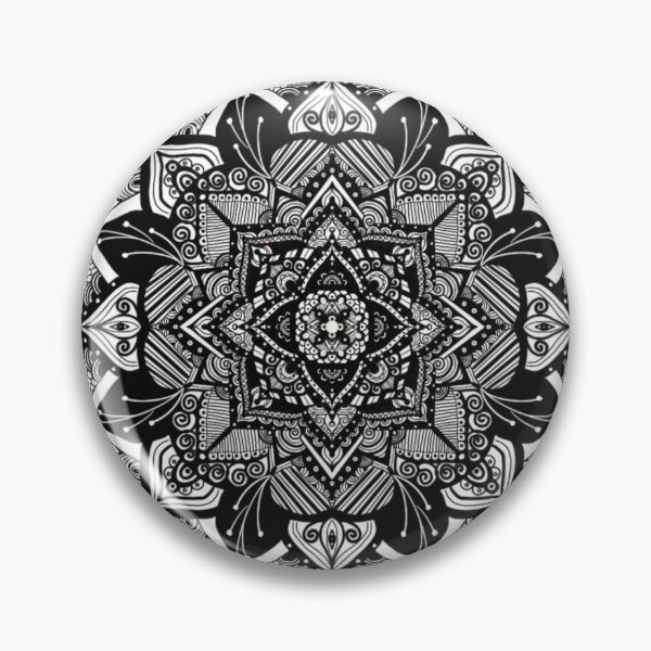 Item preview, Black and white mandala  designed and sold by lizamperini.