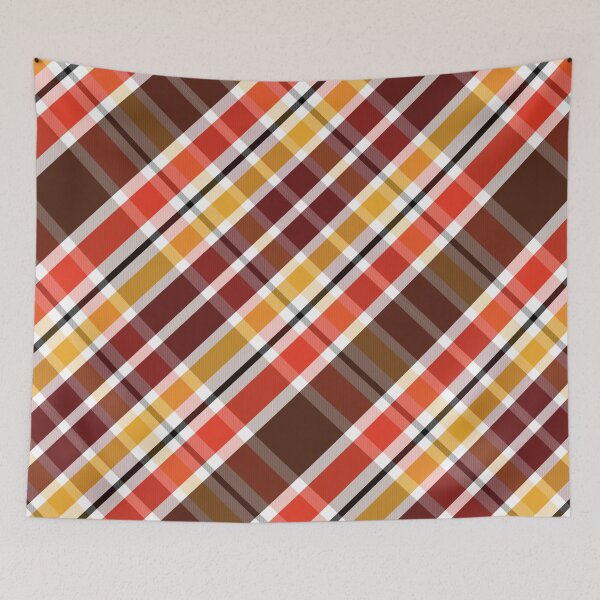 Item preview,  Bright Retro 70s Plaid Pattern designed and sold by RomeoSketches.