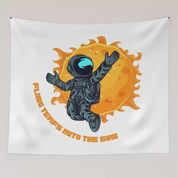 Item preview, Fling Terfs Into the Sun Feminist Inclusive I Love Trans I Support Trans designed and sold by Nathalie Aynié.