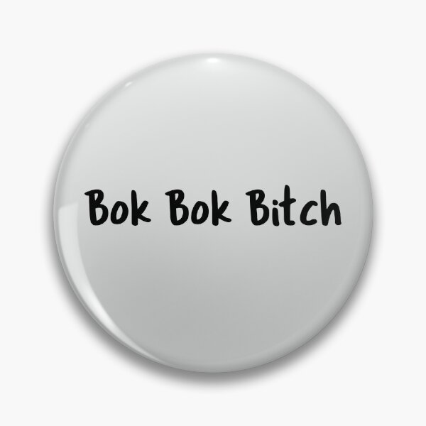 Item preview, Bok Bok Bitch -Crazy Rich Asians Design in Black Text- because Chickens are Bitches! designed and sold by katiekendall.