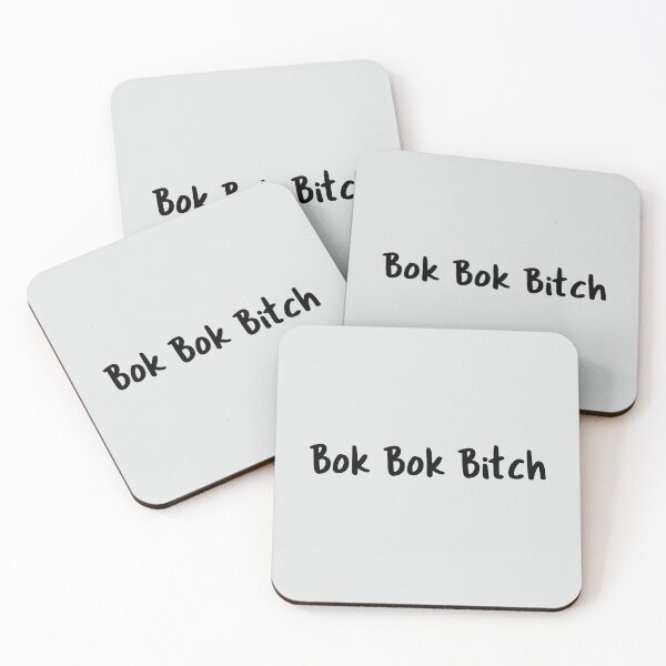 Item preview, Bok Bok Bitch -Crazy Rich Asians Design in Black Text- because Chickens are Bitches! designed and sold by katiekendall.