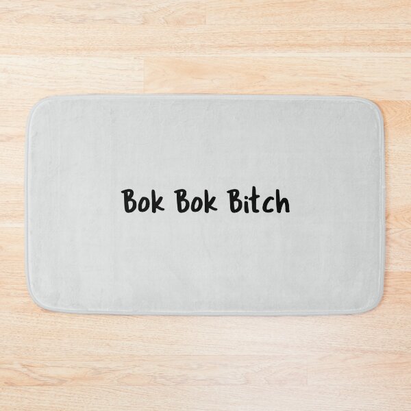 Item preview, Bok Bok Bitch -Crazy Rich Asians Design in Black Text- because Chickens are Bitches! designed and sold by katiekendall.