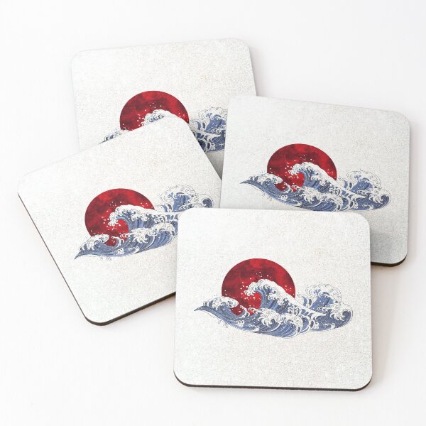 Item preview, Japanese Ocean Wave - Traditional Hokusai-inspired Art Texturized designed and sold by JackMoreh.