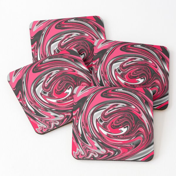 Item preview, Retro Liquid Chrome Abstract Pattern designed and sold by RomeoSketches.