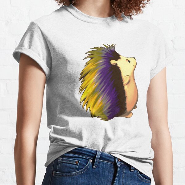 Cute Hedgehog nb colors Classic T-Shirt